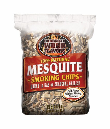 Mesquite wood chips top