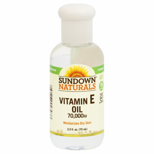 Sundown Naturals Vitamin E Oil 70000 IU Liquid Perspective: front