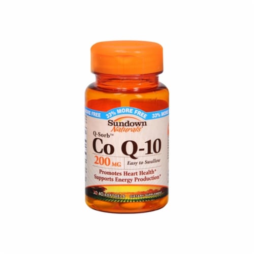Sundown Naturals® Q-Sorb™ CoQ-10 Softgels 100mg Perspective: front