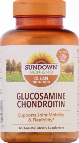 Sundown Naturals Glucosamine Chondroitin Caplets Perspective: front