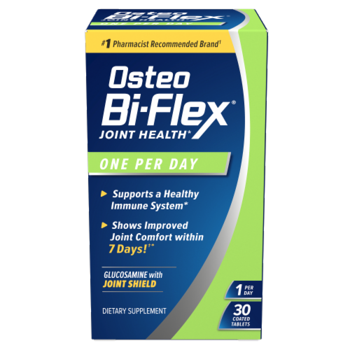 Osteo Bi-Flex One Per Day Joint Health Coated Tablets 30 Count Perspective: front