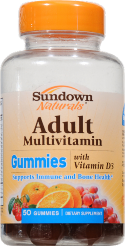 Sundown Naturals Adult Multivitamin Gummies Perspective: front