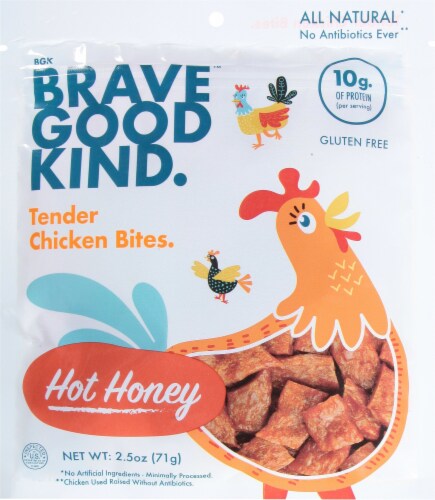 Brave Good Kind Hot Honey Tender Chicken Bites Perspective: front