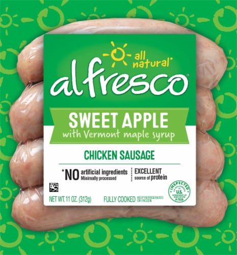 Al Fresco® Sweet Apple Chicken Sausage, 4 ct / 11 oz - Harris Teeter