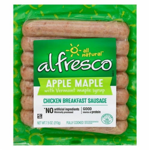 Al Fresco® Apple Maple Chicken Breakfast Sausage, 8 oz - Harris Teeter