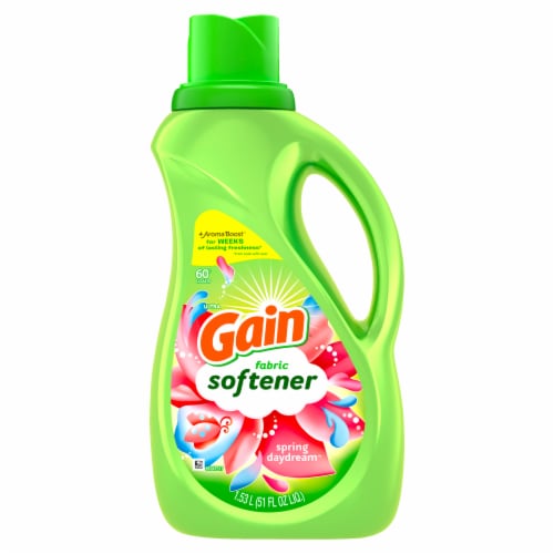 Gain Spring Daydream Liquid Fabric Softener Fabric Conditioner Perspective: front