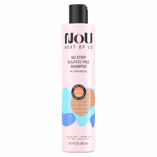 NOU No Strip Shampoo with Avocado Oil for Curly and Coily Hair Perspective: front