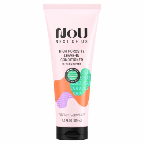 NOU High Porosity Leave-In Conditioner with Shea Butter for Coily Hair Perspective: front