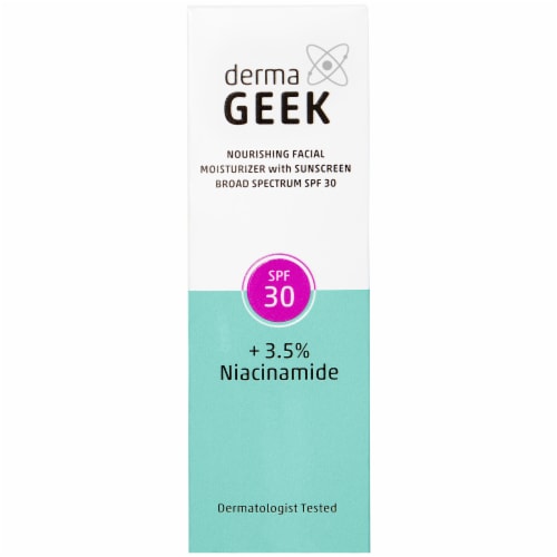 dermaGEEK Nourishing SPF 30 Facial Moisturizer Perspective: front