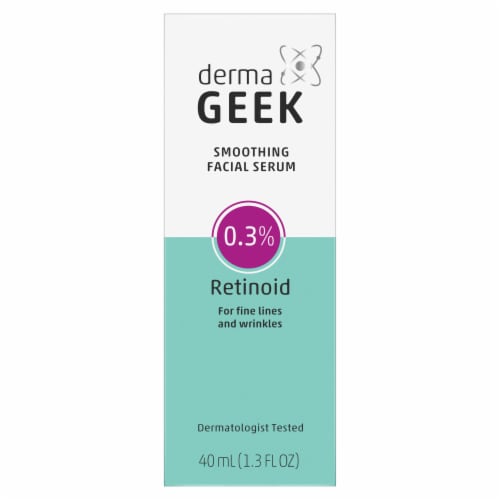 dermaGEEK Smoothing Facial Serum Perspective: front
