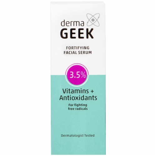 dermaGEEK Fortifying Facial Serum Perspective: front