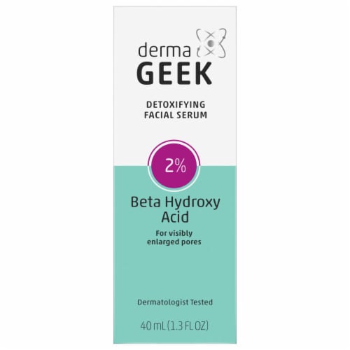 dermaGEEK Detoxifying Facial Serum Perspective: front