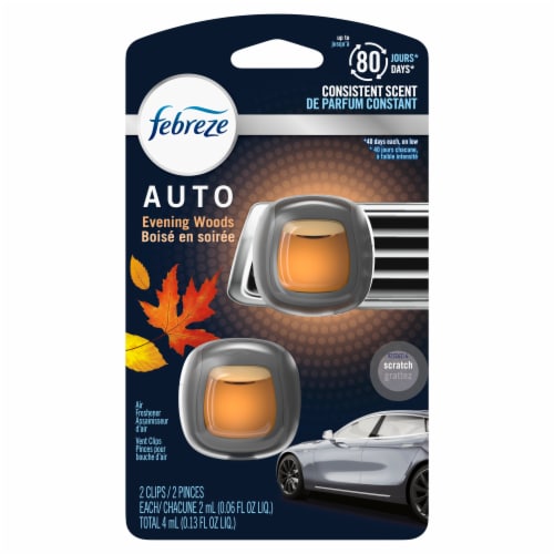 Febreze Evening Woods Car Air Freshener Perspective: front