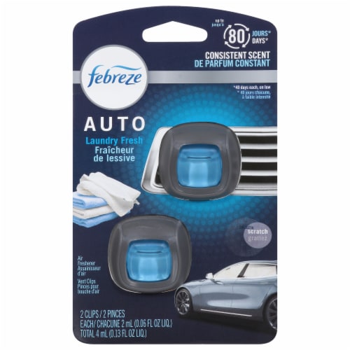Febreze Laundry Fresh Car Air Freshener Perspective: front