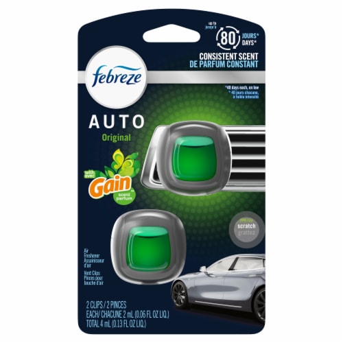 Febreze Gain Car Air Freshener Perspective: front