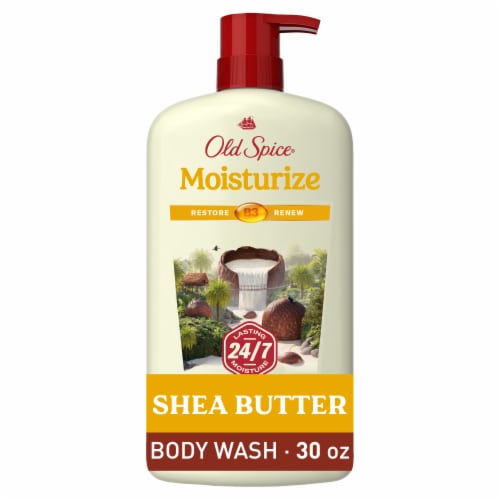 Old Spice Fresher Collection Body Wash Pump Moisturizing With Shea Butter Perspective: front