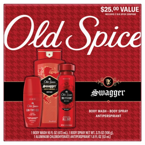 Old Spice Swagger Liquid Shower & Bath Holiday Pack Perspective: front