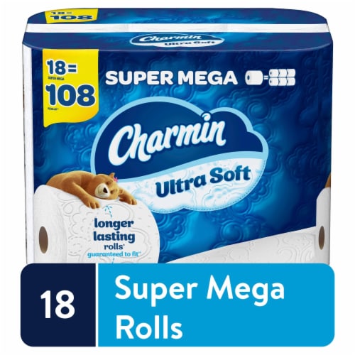 Charmin Ultra Soft Mega Roll Toilet Paper, 12 rolls - Pay Less Super Markets