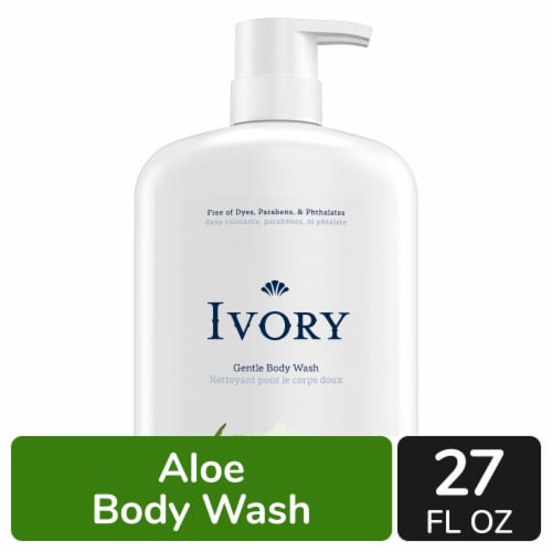 Ivory Mild & Gentle Aloe Scent Body Wash Perspective: front