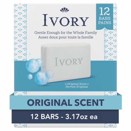 Ivory Original 12 Pack Bar Soap Perspective: front