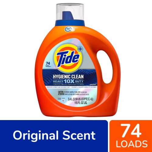 Tide Hygienic Clean Heavy Duty Original Scent Liquid Laundry Detergent Perspective: front