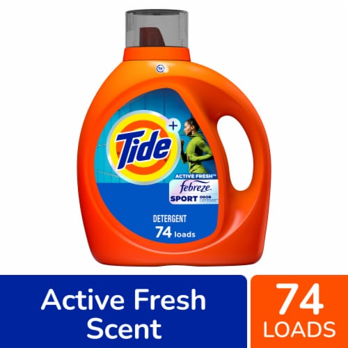 Tide HE Plus Febreze Sport Odor Defense Turbo Clean Liquid Laundry