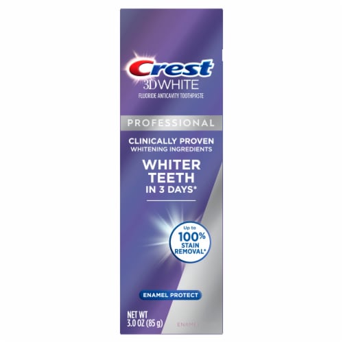 Crest 3D White Professional Enamel Protect Toothpaste, 3.0 oz