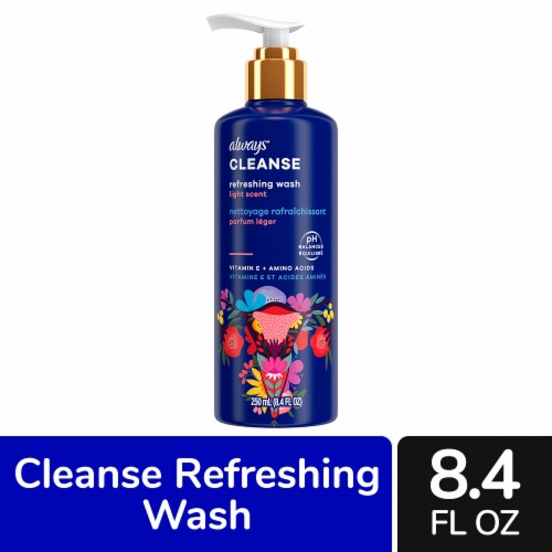 Always® Cleanse Light Scent Refreshing Wash Perspective: front