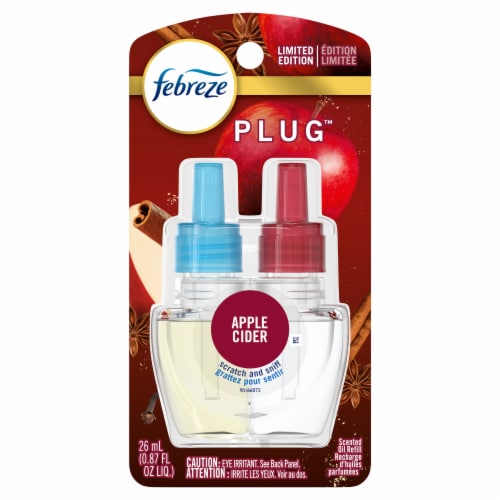 Febreze® PLUG™ Limited Edition Apple Cider Scented Oil Refill, 1 ct - Fry's  Food Stores