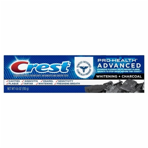Crest Pro-Health Advanced Whitening + Charcoal Toothpaste Perspective: front