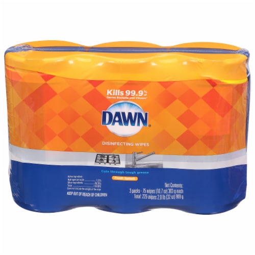 Dawn® Disinfecting Wipes Fresh Splash Perspective: front