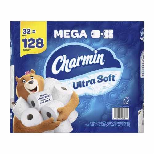 toilet paper 4 mega rolls