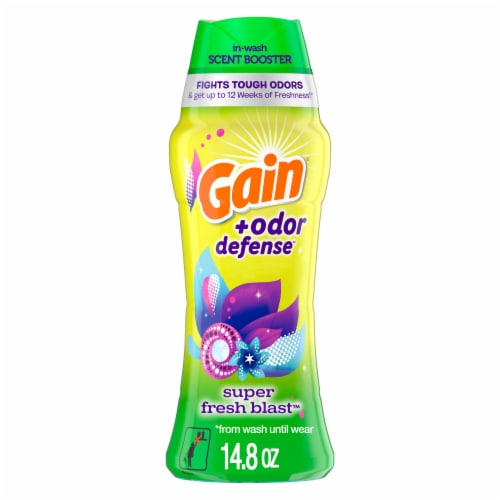 Gain Fireworks + Odor Defense Super Fresh Blast In-Wash Scent Booster Perspective: front