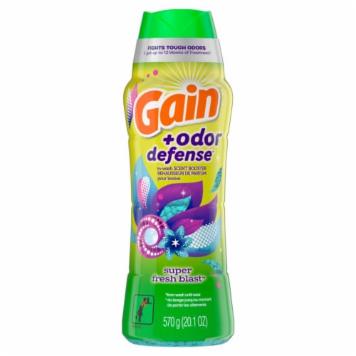 Gain Plus Odor Defense Super Fresh Blast Scent Boosters Perspective: front