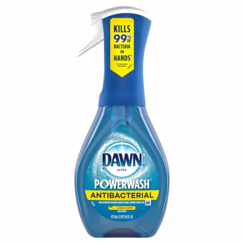Dawn Powerwash Lemon Anti-Bacterial Dishwashing Liquid Perspective: front