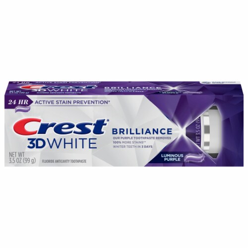 Crest® 3D White Purple Toothpaste Perspective: front