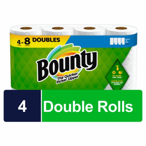 Bounty Double Roll Select-A-Size Paper Towels Perspective: front