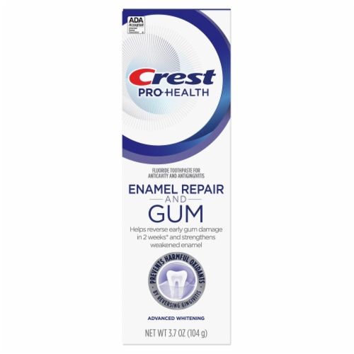Crest Pro-Health Gum and Enamel Repair Advanced Whitening Toothpaste Perspective: front