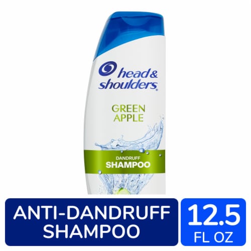 Head & Shoulders Green Apple Dandruff Shampoo Perspective: front