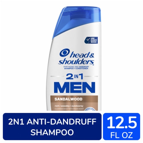 Head & Shoulders Sandalwood 2 in 1 Men's Shampoo Perspective: front