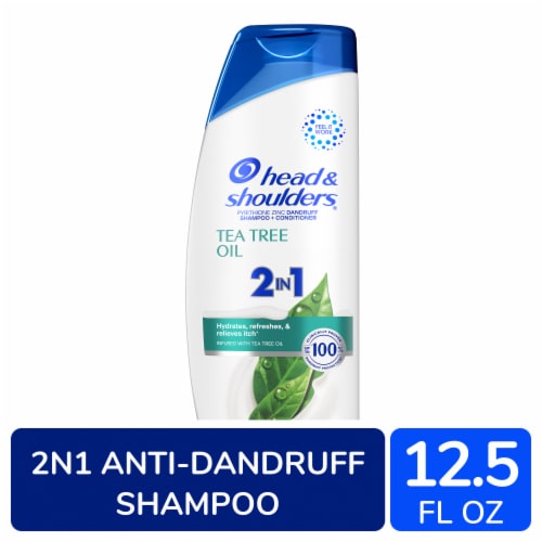 and Shoulders 2 in 1 Tea Tree Oil Dandruff Shampoo and Conditioner, 12.5 fl -