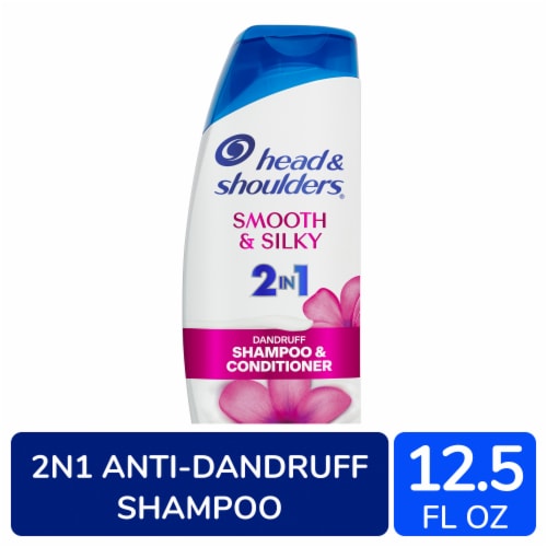 Head & Shoulders Smooth & Silky 2 in 1 Shampoo Perspective: front