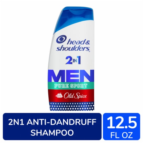 Head & Shoulders® 2 in 1 Pure Sport Old Spice® Men's Shampoo Perspective: front