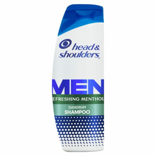 Head & Shoulders Men's Refreshing Menthol Dandruff Shampoo Perspective: front