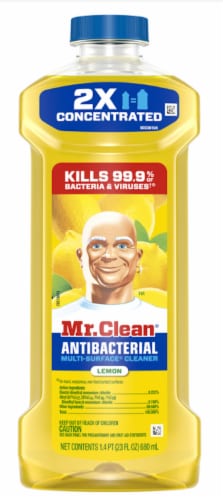 Mr. Clean® Lemon Scent Antibacterial Multi-Surface Cleaner Perspective: front