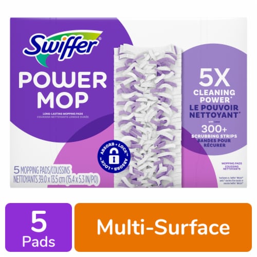 Swiffer PowerMop Multi-Surface Mopping Pad Refills for Floor Cleaning Perspective: front