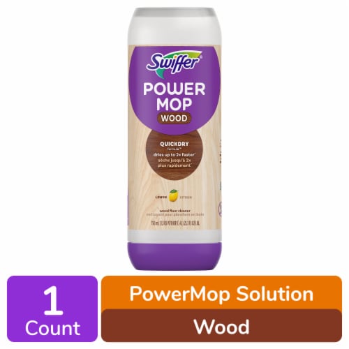 Swiffer POWERMOP Liquid Wood Cleaner Refill Perspective: front