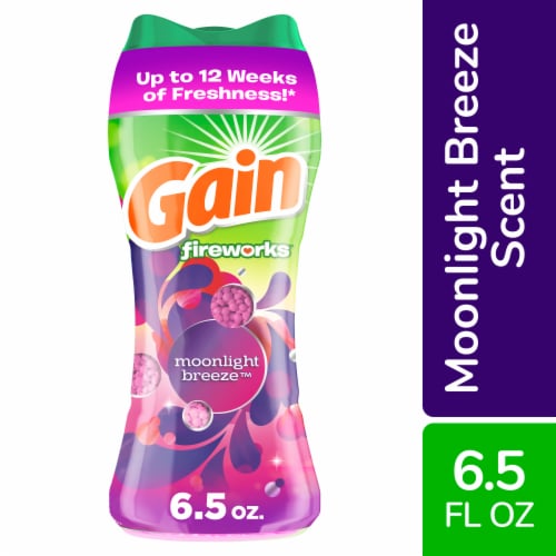Gain Fireworks Moonlight Breeze In-Wash Scent Booster Beads Perspective: front