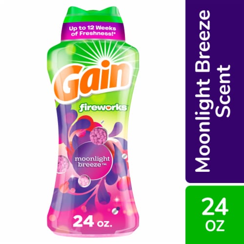 Gain Fireworks Moonlight Breeze In-Wash Scent Booster Beads Perspective: front
