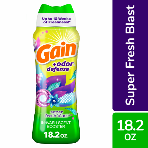 Gain Fireworks Odor Defense Super Fresh Blast In-Wash Scent Booster Beads Perspective: front